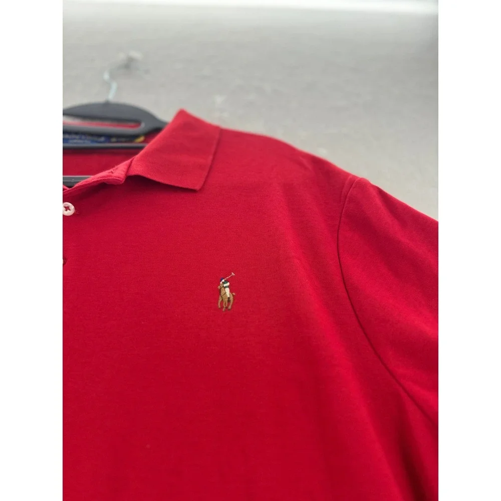 Polo Ralph Lauren - Polo Shirt Classic Fit Pony Logo - Red - XL - Mens